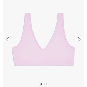 Weworewhat Active V-Neck Bra Top (L) Lilac